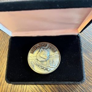 Rare Vintage 1986 Iditarod Belt Buckle